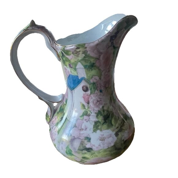Roses & Birdhouses Pitcher by Judy Buswell for Baum Bros Imports - Picture 2 of 8